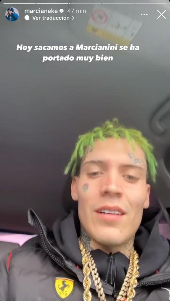 El nuevo cambio de look de Marcianeke.