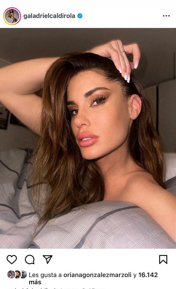 El like de Oriana Marzoli que no pasó desapercibido en la publicación de Gala Caldirola.