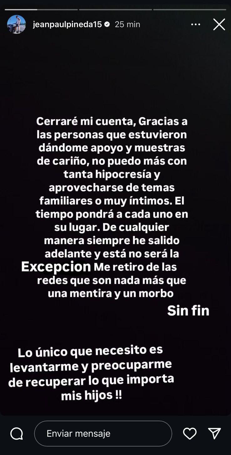 Historia de Jean Paul Pineda.