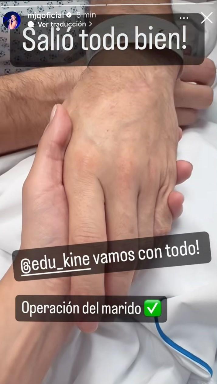 Historia de María José Quintanilla tras la operación de su esposo.