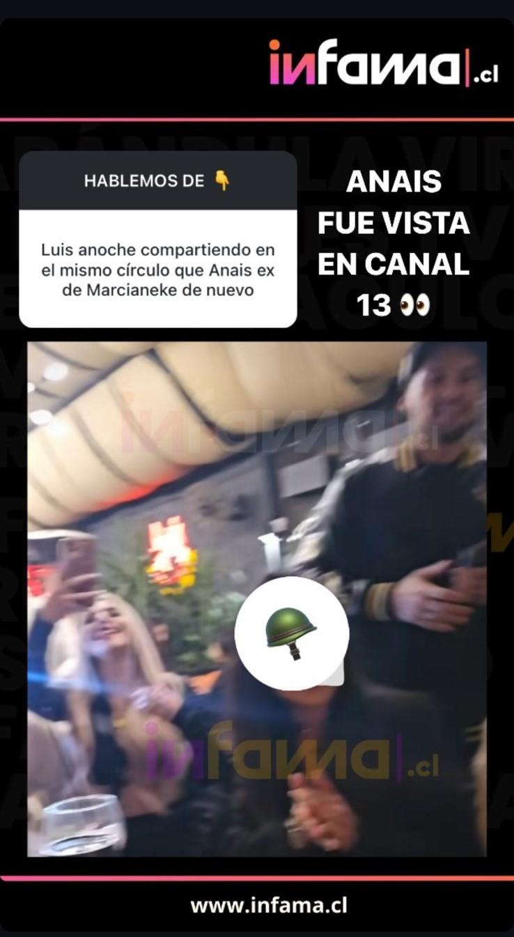 Luis Mateucci y Anaís Vilches nuevamente son captados juntos. (Infama)