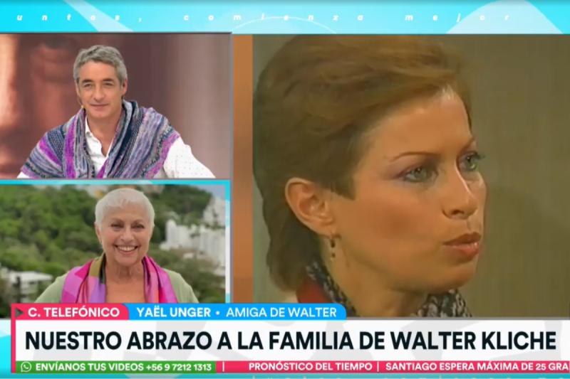 Yael Unger en "Tu Día" hablando de Walter Kliche