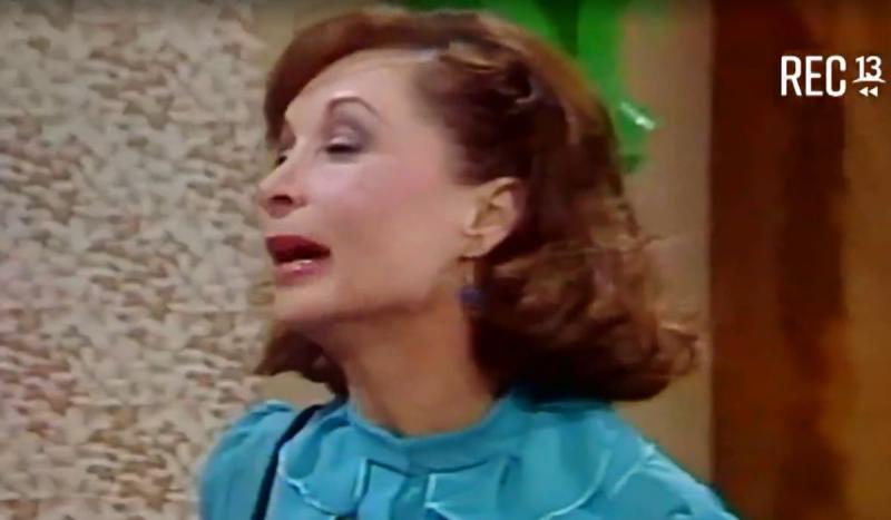 Anita Klesky en "Los Eguiguren" de "Sábados Gigantes"