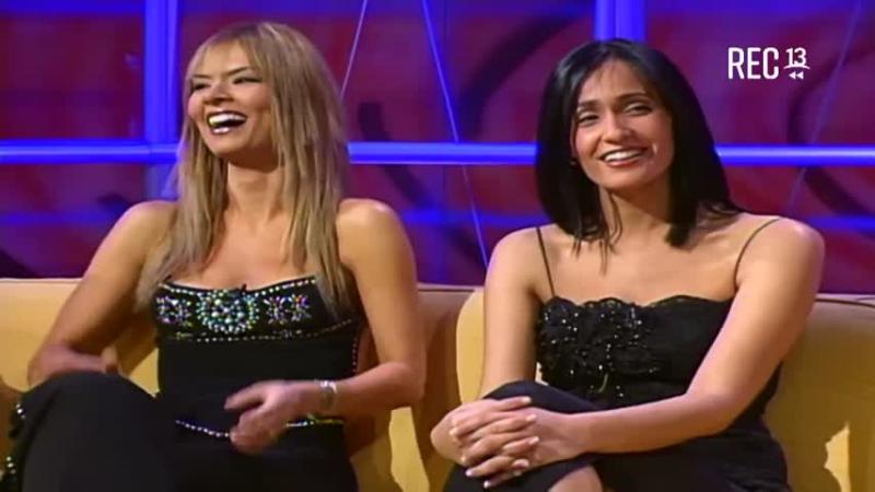 Carolina Gutiérrez en "El lunes sin falta" de Canal 13 2001