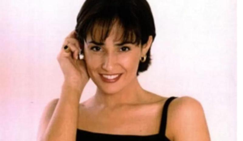 Carolina Gutiérrez en sus primeros años en televisión