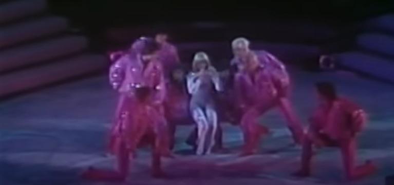 Raffaella Carrà en el Festival de Viña 1982