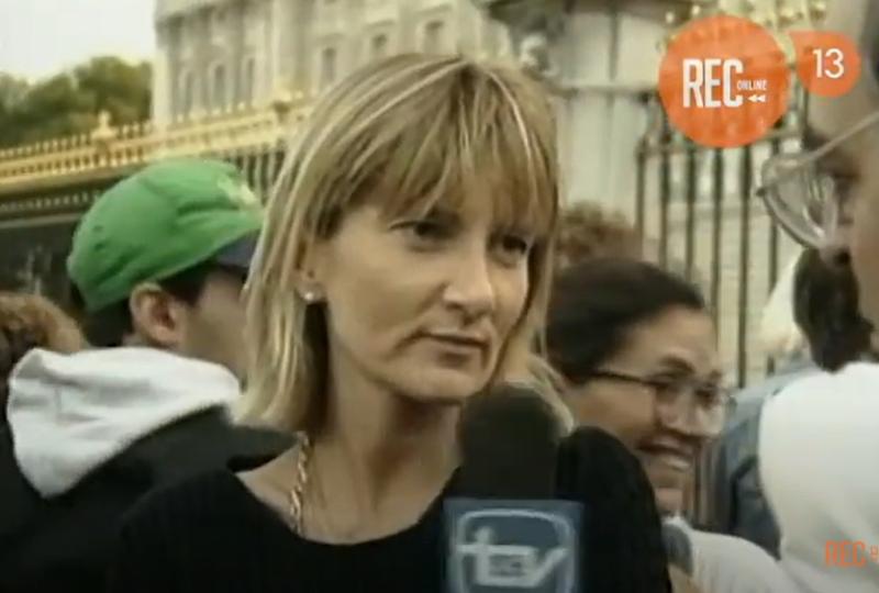 Teletrece: Chilenos en Inglaterra reaccionan ante la muerte de Lady Di en 1997