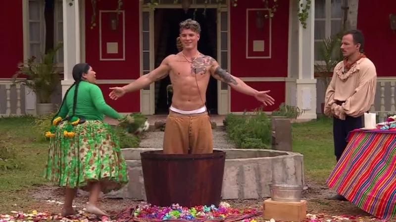 Raimundo Cerda, durante la dinámica en Ganar o Servir.