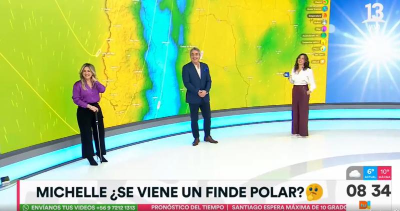 Michelle Adam pronostica un fin de semana con bajas temperaturas