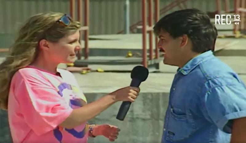 Claudia Bustos en una entrevista con Miguel Cabrera de la Pisquera Capel para "Más Música" de 1993