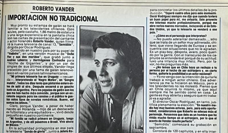 Semidiós de Canal 13 1988