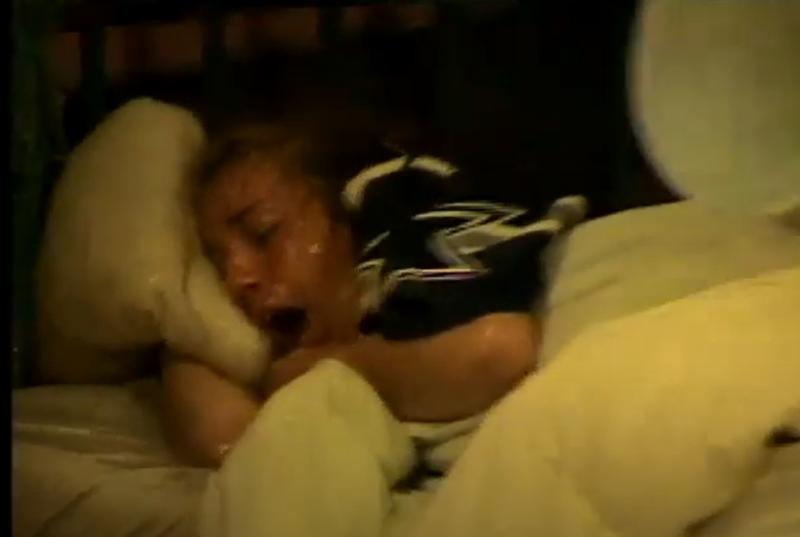 Vicky Lissidini y Gonzalo Egas el día que pelearon en "La Granja" de Canal 13