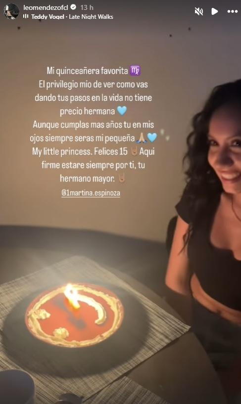 Hija menor de Dj Méndez y Ninoska Espinoza cumplió 15 años - Instagram