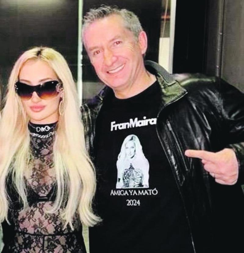 Fran Maira y su papá - Foto: Las Últimas Noticias