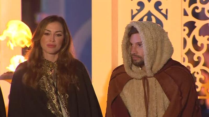 Luis Mateucci y Daniela Colett, durante el Cara a Cara de Ganar o Servir.