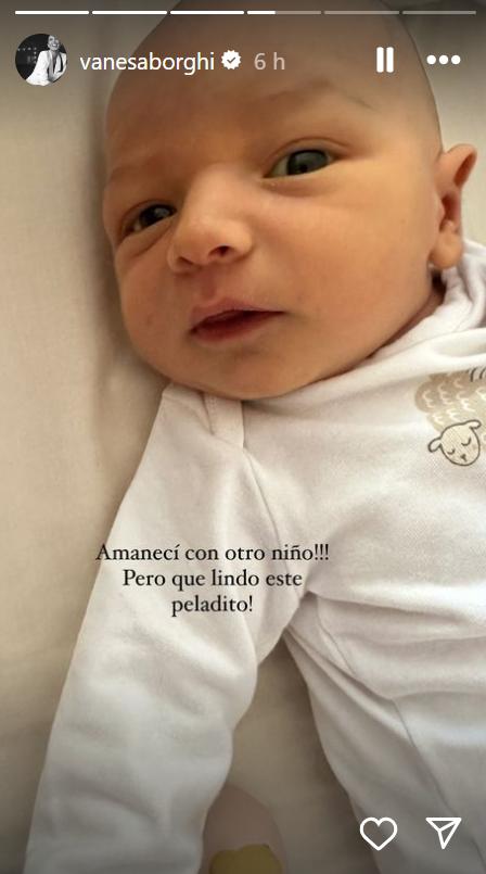 Vanesa Borghi compartió tiernos registros de su hijo.