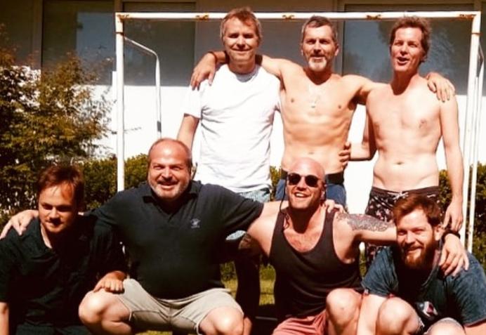 Uno de los recuerdos familiares que compartió Cristián Sánchez.