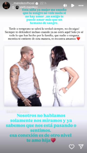 DJ Méndez replicó la historia de Steffi Méndez y dedicó sentidas palabras.