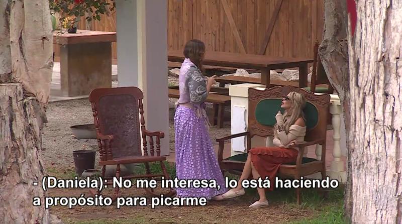 Dani se enfada con Luis y se queja con Oriana