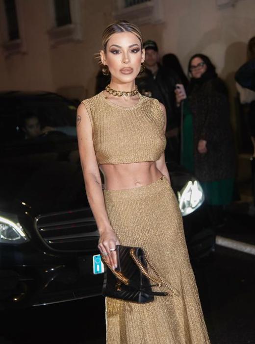 El costoso look de Oriana Marzoli.