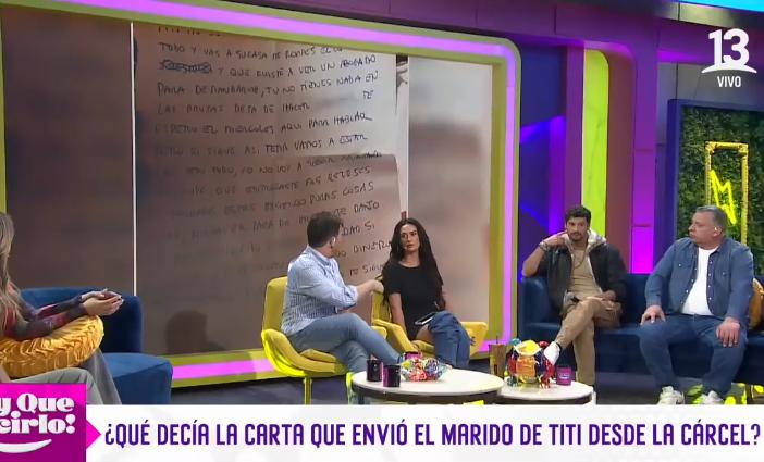 La carta que envió Daniel Sauer a Titi Ahubert.