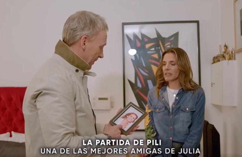 La emoción de Julia Vial tras recordar a su amiga fallecida.