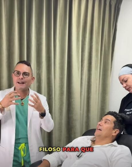 Rafael Araneda se sometió a innovador procedimiento estético.