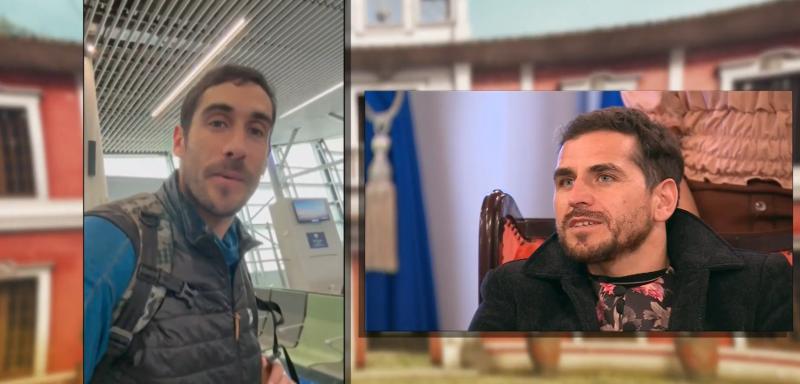 El saludo de Pedro Astorga a su primo Pangal