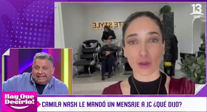 Camila Nash le envió un desafiante recado a Julio César Rodríguez.