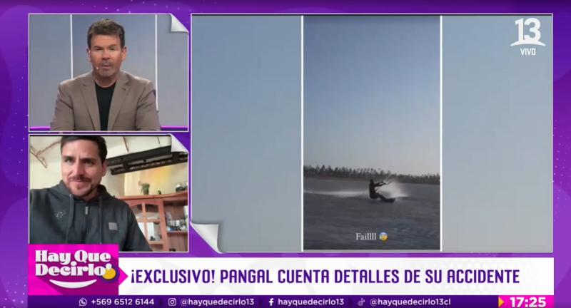 Pangal Andrade cuenta los detalles del accidente que tuvo en medio de sus vacaciones en Brasil