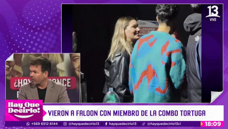 Faloon Larraguibel fue vista con un reconocido cantante de cumbia en una fonda capitalina