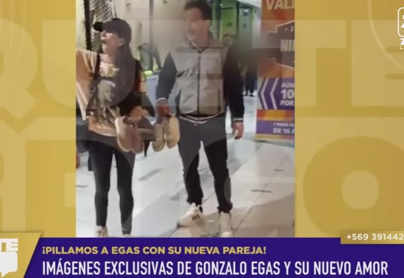 Gonzalo Egas junto a supuesta nueva pareja.
