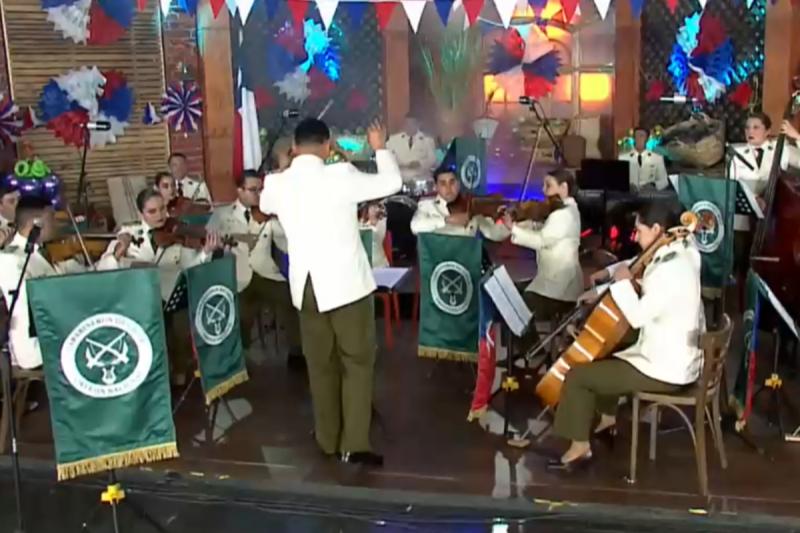 Coronel Sepúlveda del orfeón de Carabineros