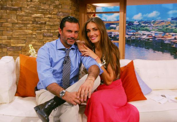 Carola de Moras y Felipe Camiroaga.