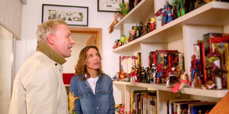 Julia Vial abre las puertas de su casa llena de comics en "De Tú a Tú" de Canal 13