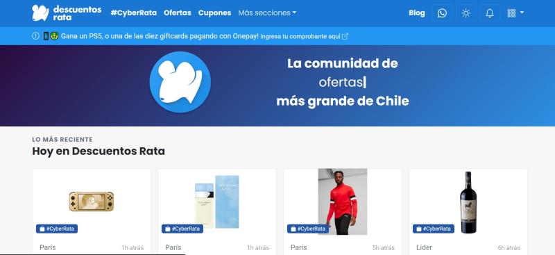 Descuentos Rata, una alternativa para comparar precios del Cyber Monday 2024