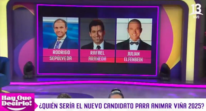 Julián Elfenbein y Karen Doggenweiler podrían animar juntos Viña 2025