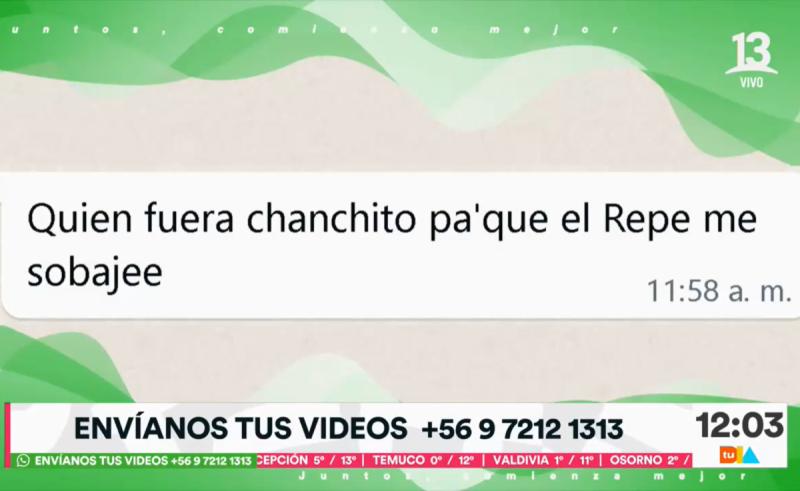 El piropo que recibió José Luis Repenning en "Tu Día"