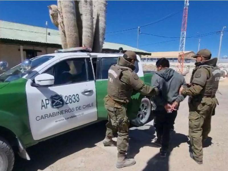 Detención en Fiestas Patrias.