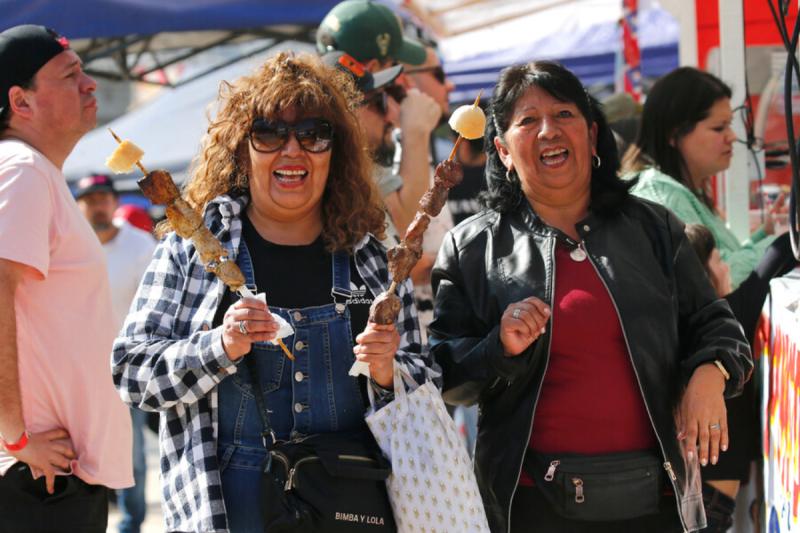 Fondas del Parque O'Higgins en Fiestas Patrias - Créditos: ATON