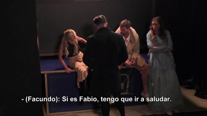 Facundo quería ir a saludar a Fabio pero Oriana no lo dejó