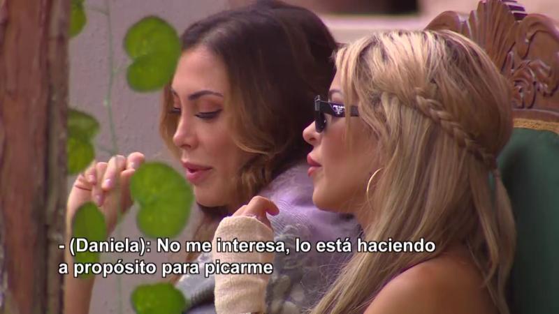 A Dani no le gustó la reacción de Luis