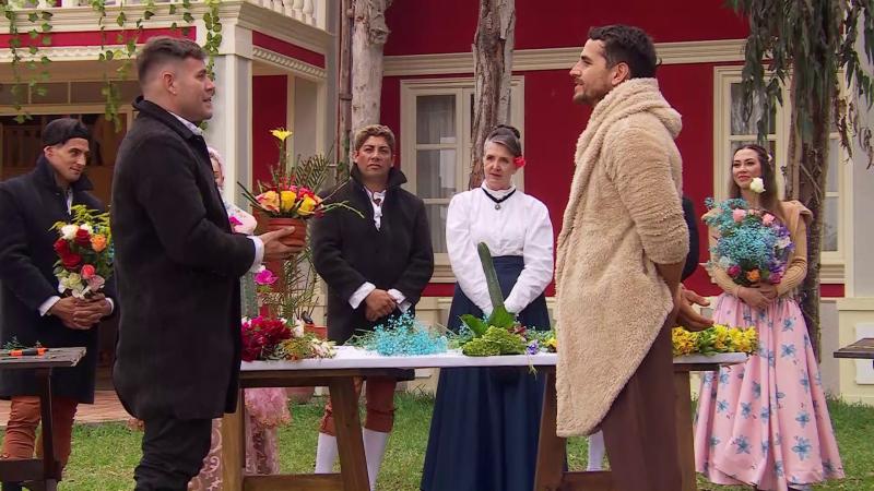 Pancho y Pangal en Ganar o Servir hablando de la final