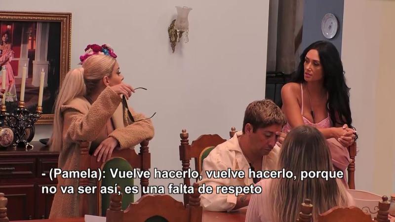 Oriana y Pamela discutiendo en Ganar o Servir