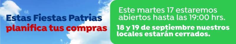 Fiestas Patrias 2024: cuáles son los horarios de los supermercados durante la celebración
