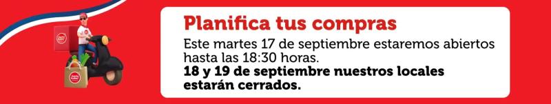 Fiestas Patrias 2024: cuáles son los horarios de los supermercados durante la celebración