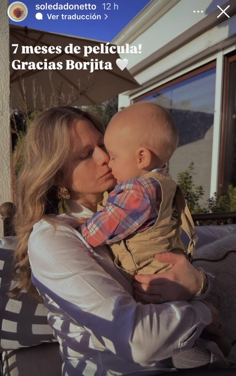 Soledad Onetto y los 7 meses de Borja - Instagram