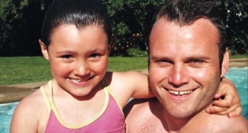 Anterior registro de Martina Bruce y su padre - Instagram