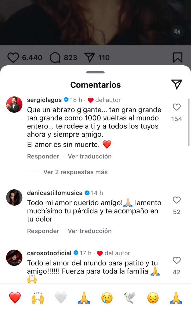 Famosos reaccionan al fallecimiento de la hermana menor de Andrés de León - Instagram