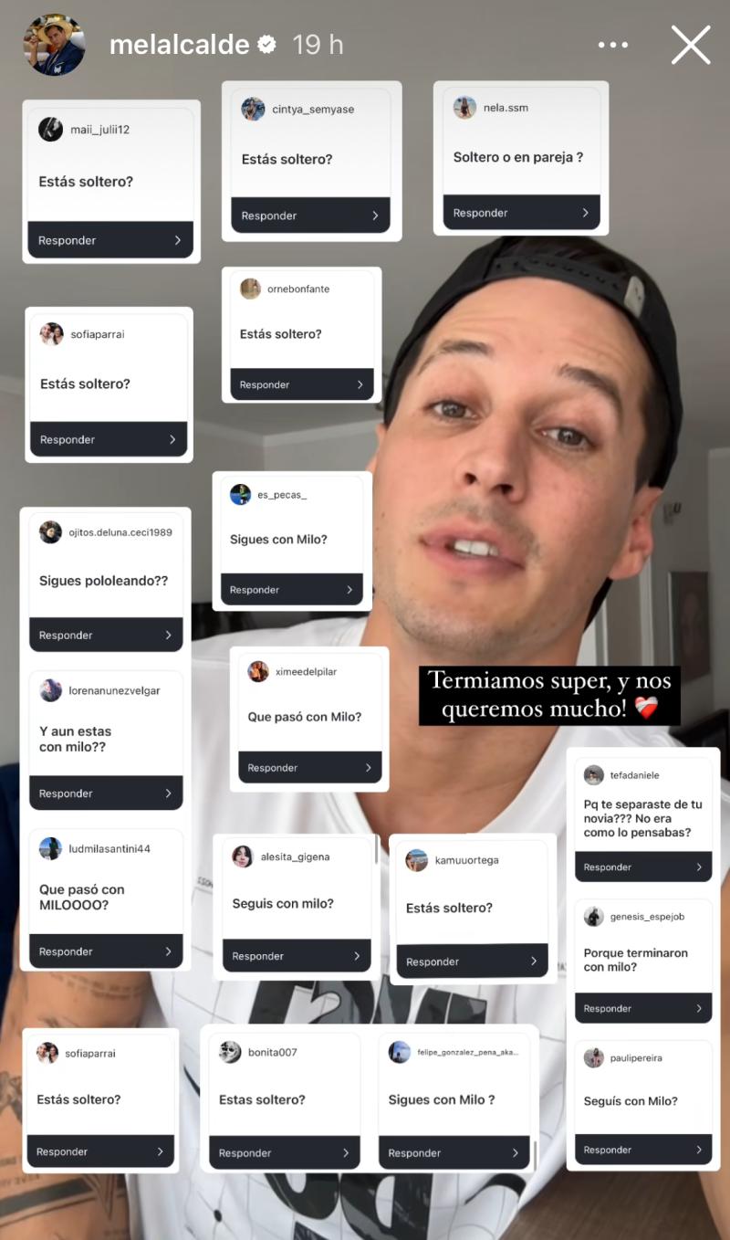 Mel Alcalde y Milagros González están separados - Instagram